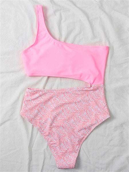 Cece Pink One Piece Swimsuit