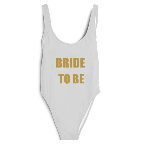 Bride To Be One Piece Swimsuit